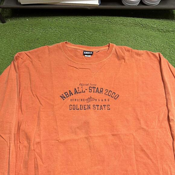 vintage nba all star 2000 golden state orange shirt - Picture 2 of 3